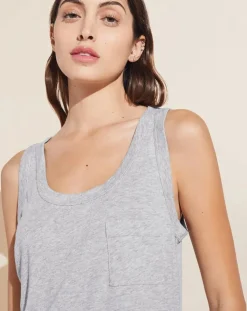 Aloe Infused Cotton Tank & Short Set: Size L