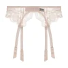 Anais Suspender Belt: Petal