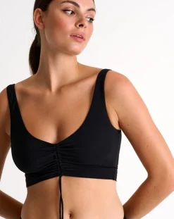 Cinch Up Bralette Bikini Top: Size XL (14)