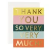 Color Block Thank You Card