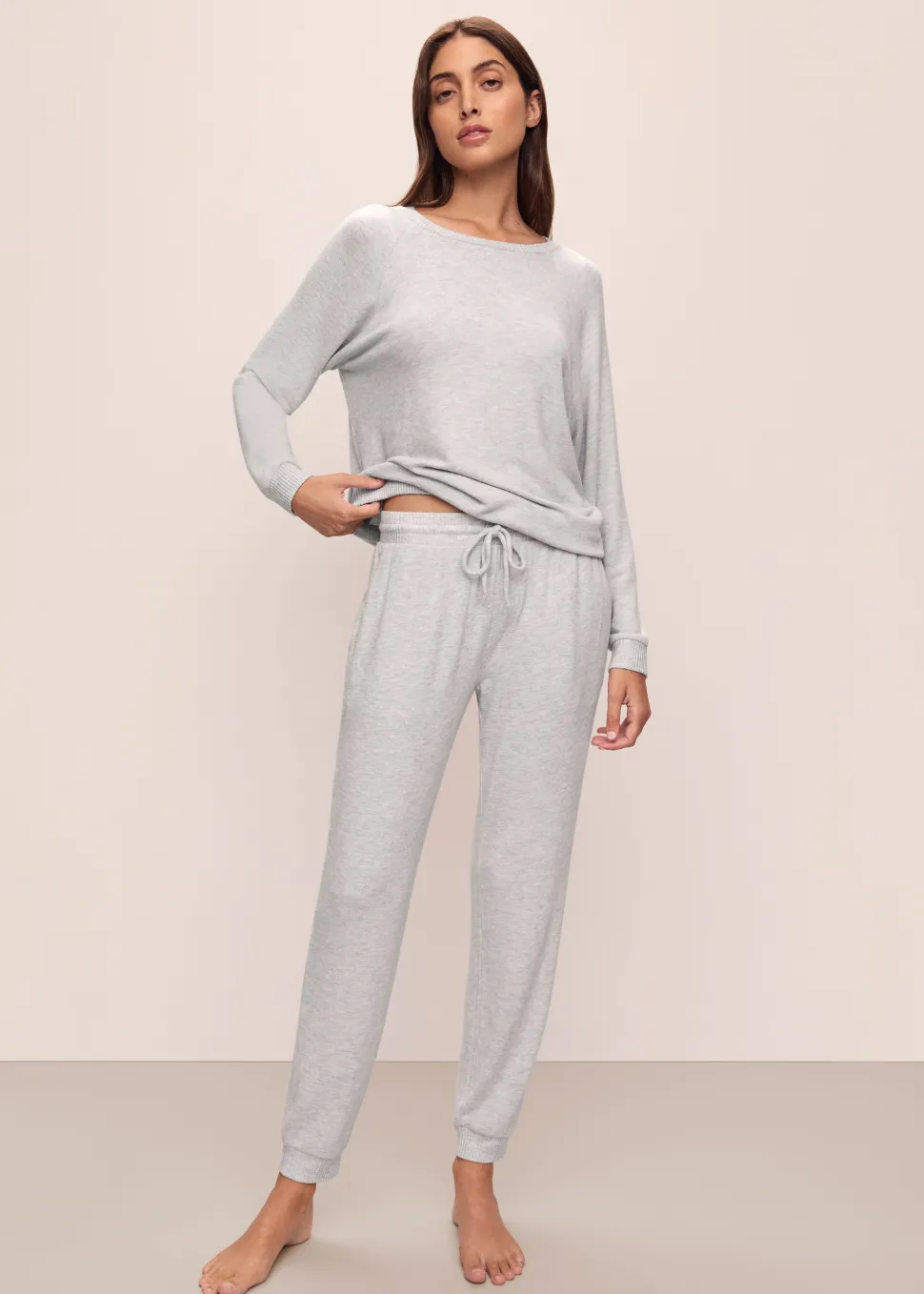 Cozy Time Crew Neck Pullover Jogger Set