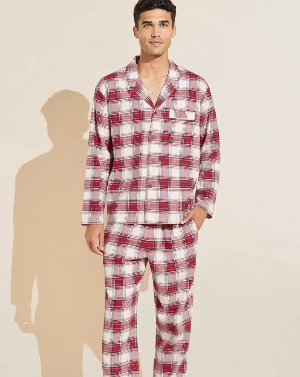 Eberjey Flannel PJ Set: His & Hers