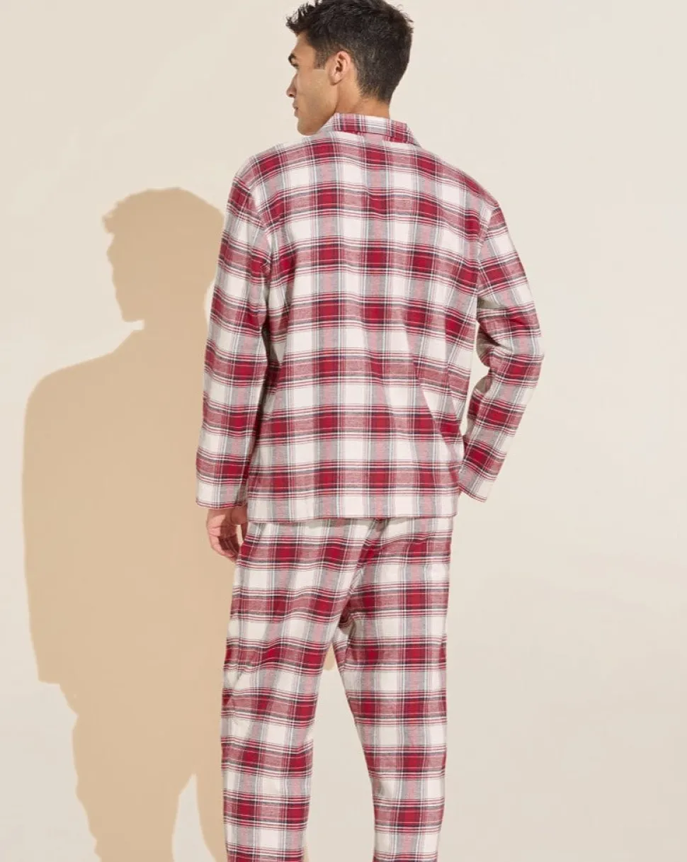 Eberjey Flannel PJ Set: His & Hers