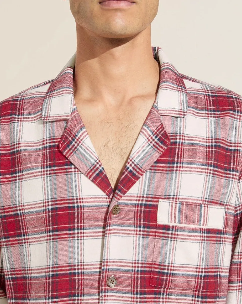 Eberjey Flannel PJ Set: His & Hers