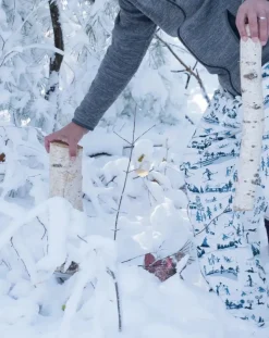 Family PJ Sets: Cotton Ski Toile Pajamas: Women`s Size M, L