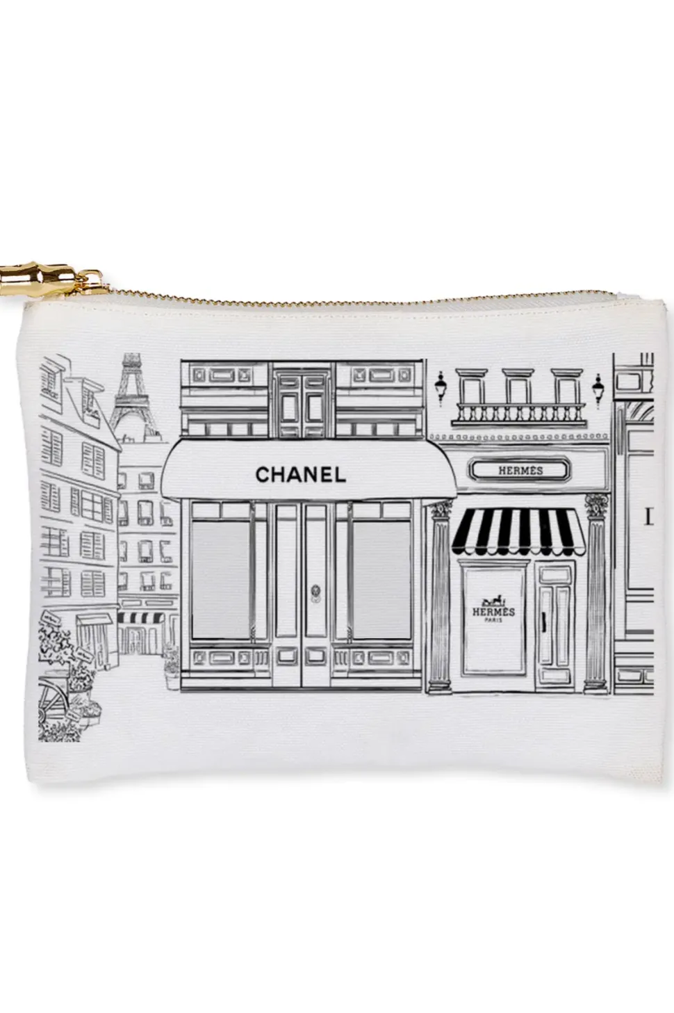 Flat Zip Cosmetic Bag