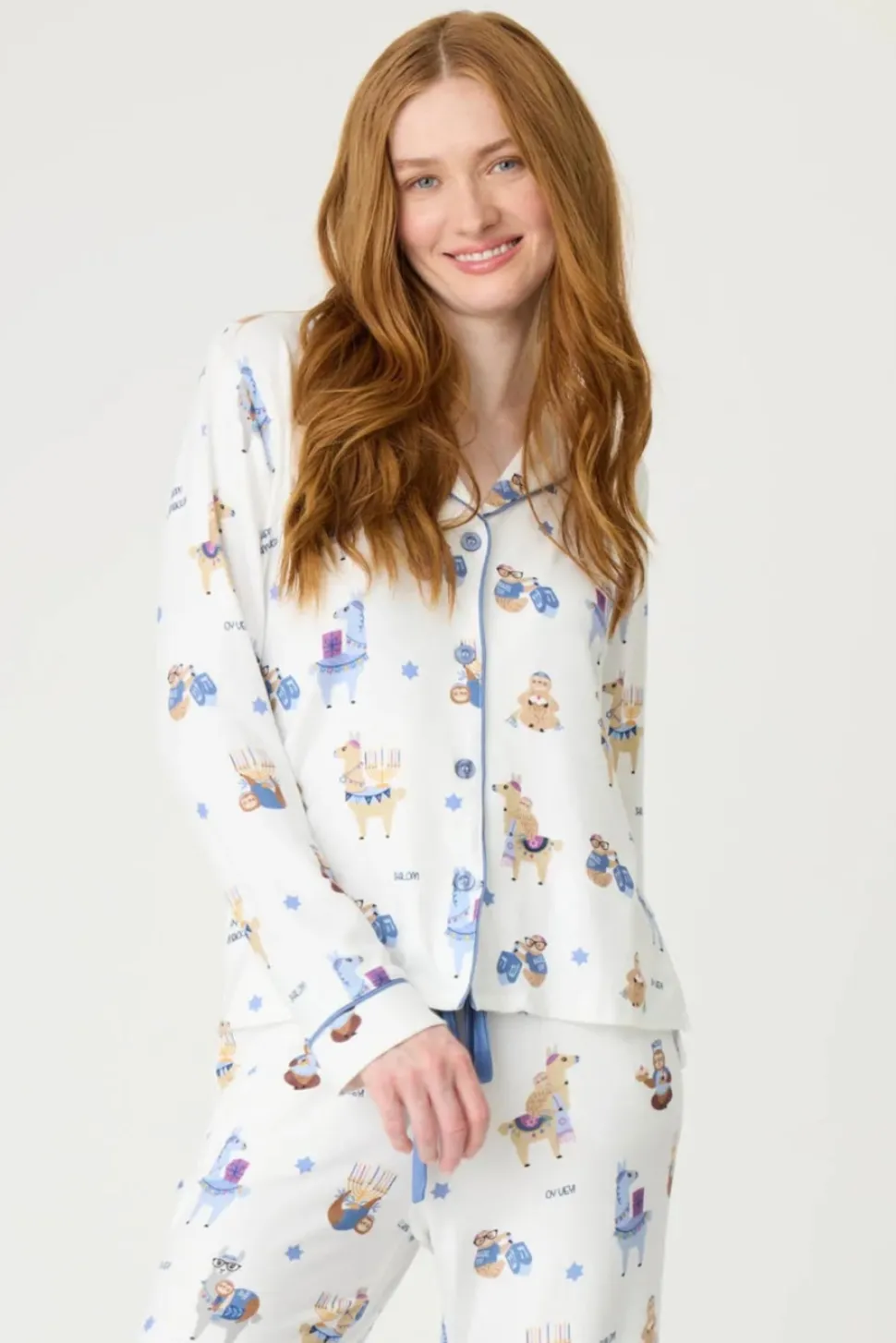 Happy Llamakkah PJ Set: Size M