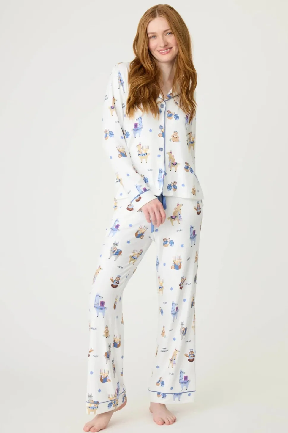 Happy Llamakkah PJ Set: Size M