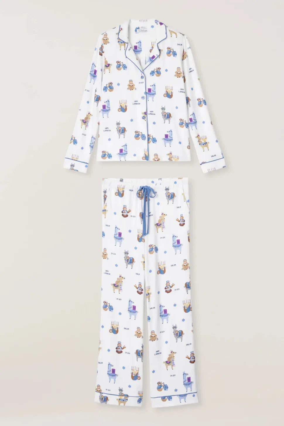 Happy Llamakkah PJ Set: Size M