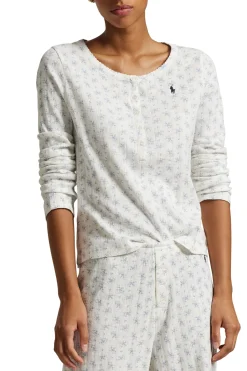 Henley Pointelle Long PJ Set