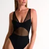 Intemporel Mesh One Piece: Size L (12), XL (14)