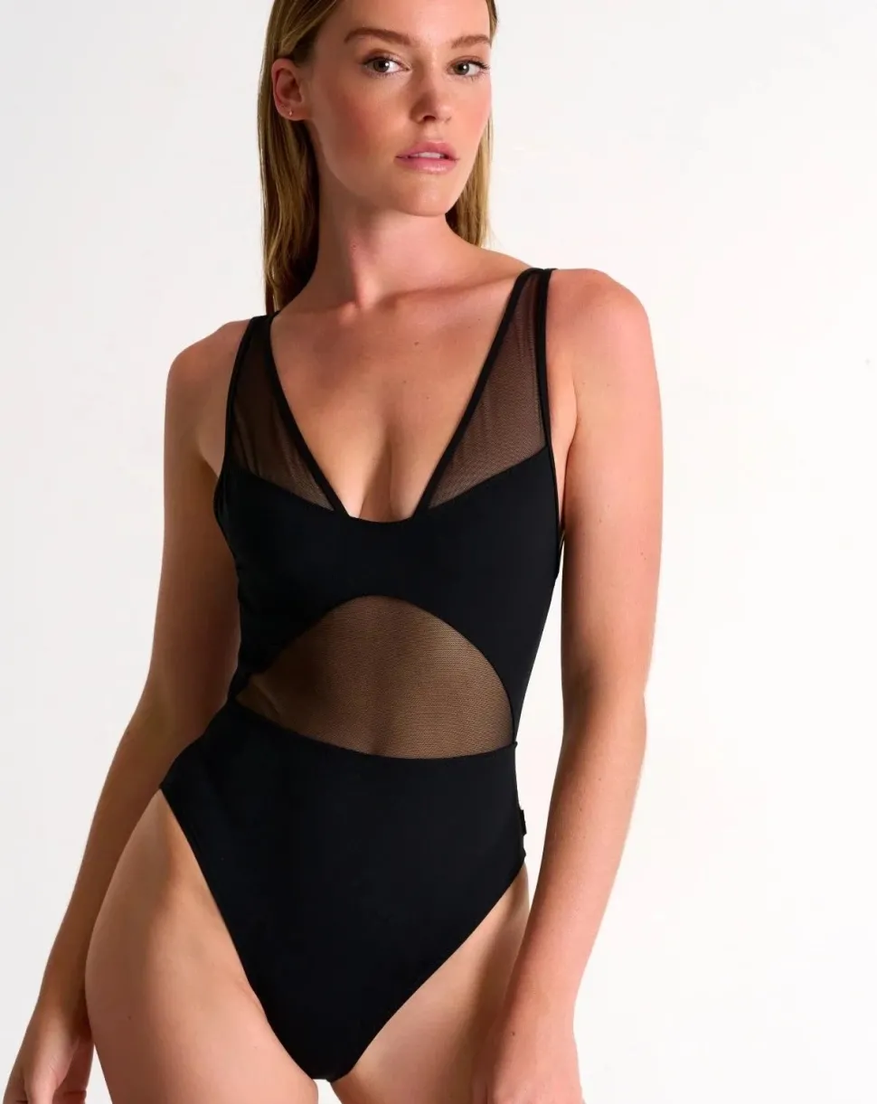 Intemporel Mesh One Piece: Size L (12), XL (14)
