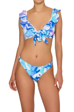 Italian Under The Sea Ruffle Bikini Set