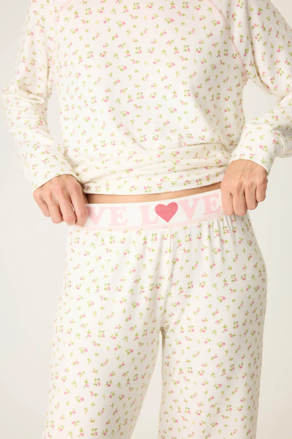 Ivory Full of Love PJ Set