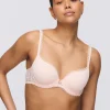 Jadei Padded Heartshape Bra: Glossy Pink