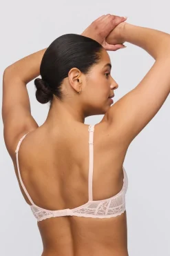 Jadei Padded Heartshape Bra: Glossy Pink