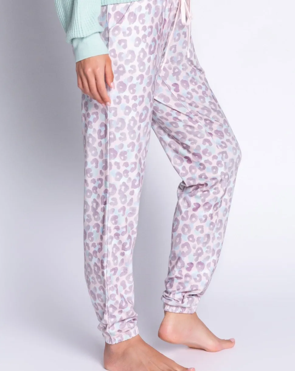 Leopard Love Tank & Pant Lounge Set- Size L