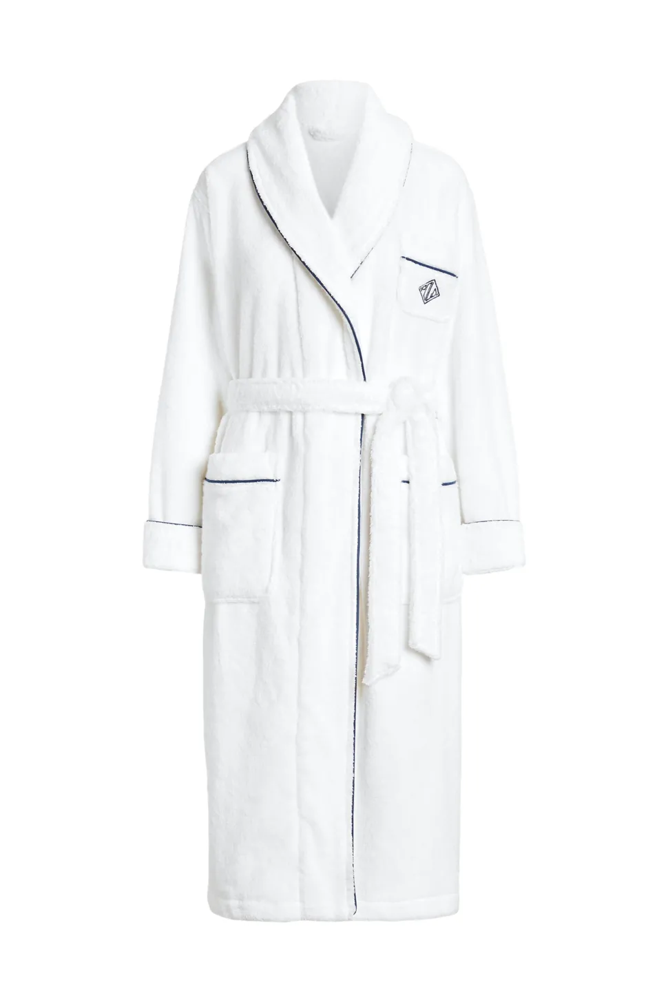 Logo Shawl-Collar Bath Robe