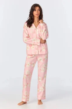 Magnolia Blossom Flannel PJ Set
