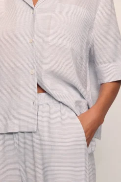 Nautico Relaxed Short Sleeve & Pant PJ Set