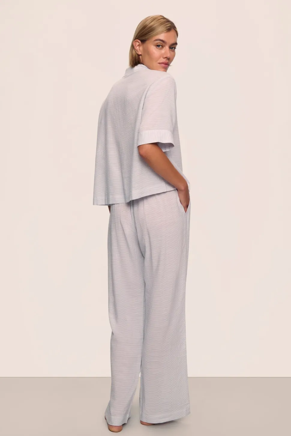 Nautico Relaxed Short Sleeve & Pant PJ Set