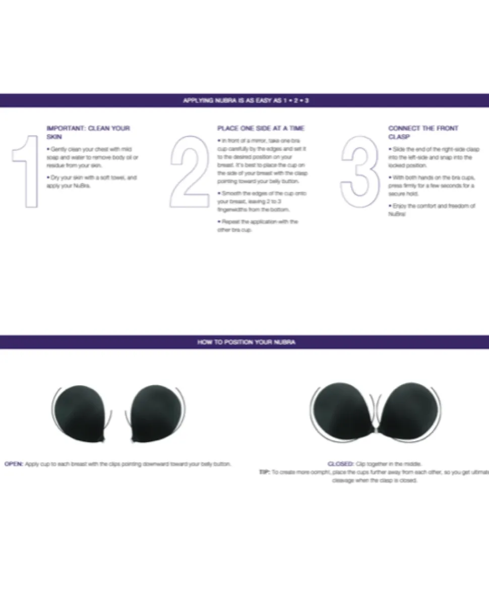 NuBra Seamless Adhesive Bra