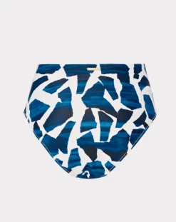 Ocean Puzzle Ruffle Bikini Set
