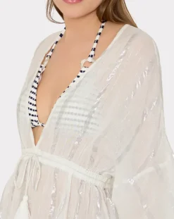 Olympia Lurex Stripe Dress