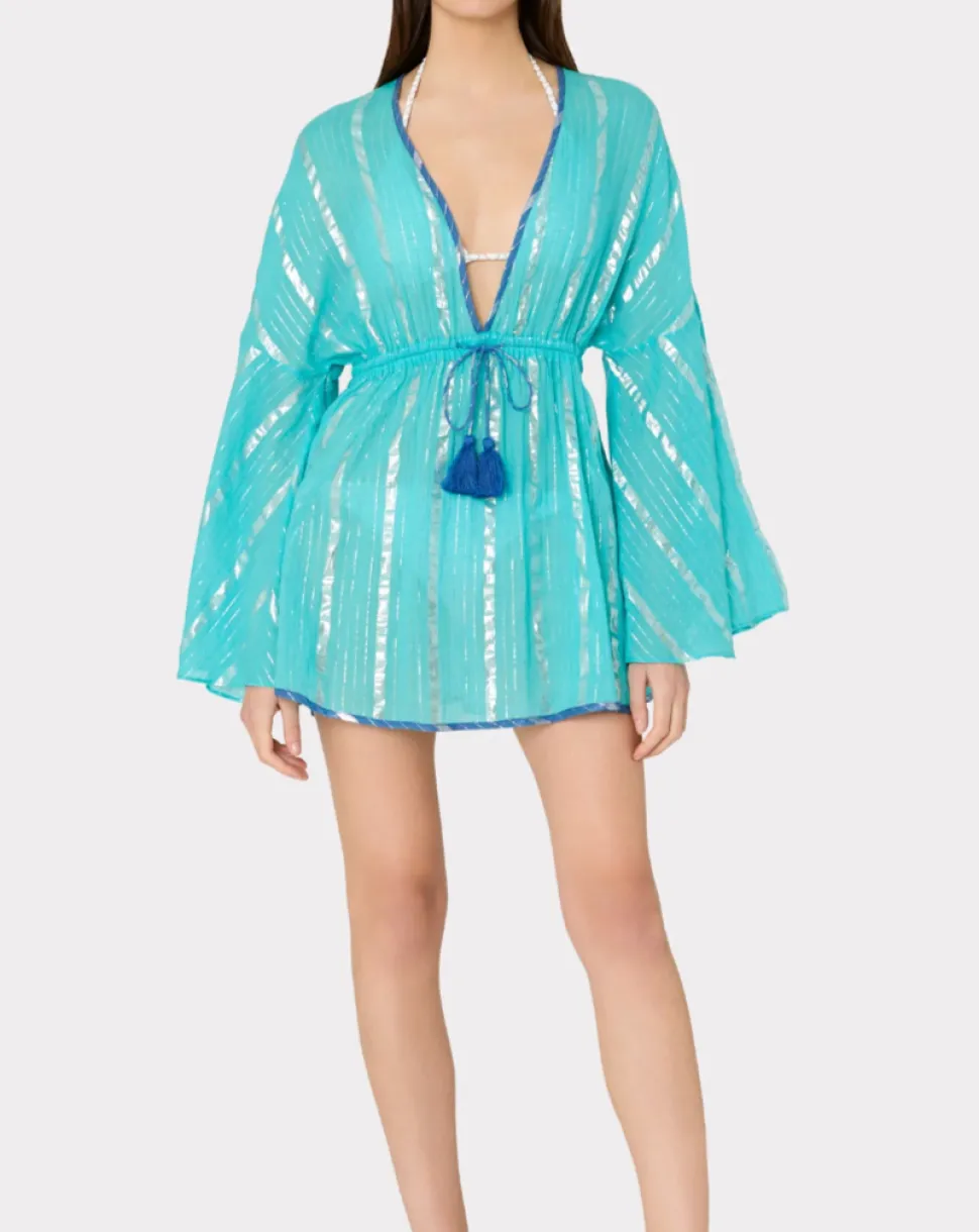 Olympia Lurex Stripe Dress