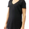 Organic Cotton Short Sleeve V-Neck Tee