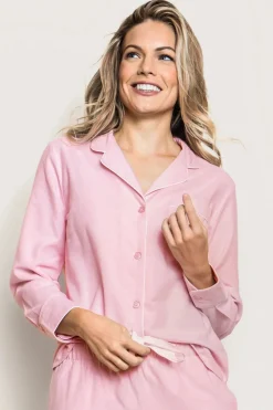 Pink Flannel Pajama Set