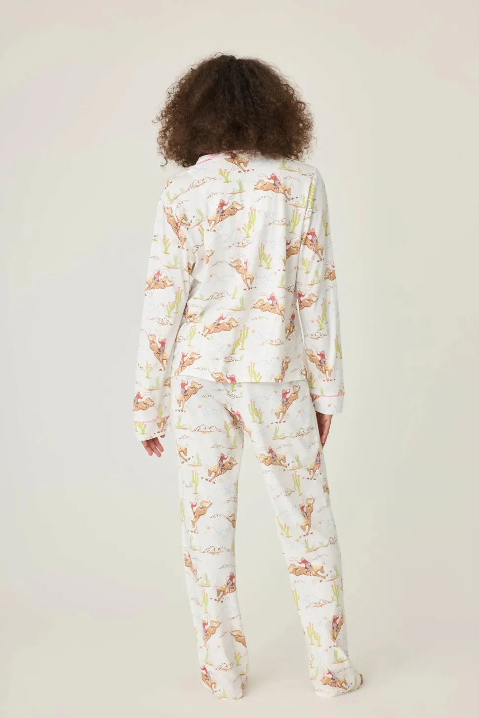 Playful Prints Western Long PJ Set