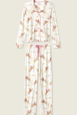 Playful Prints Western Long PJ Set