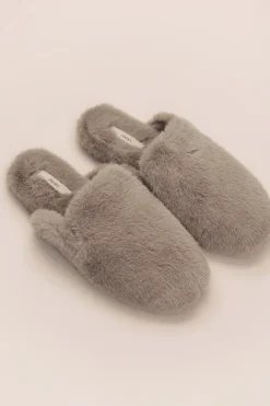 Plush Mule Slippers