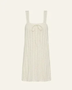 Pointelle Mini Dress