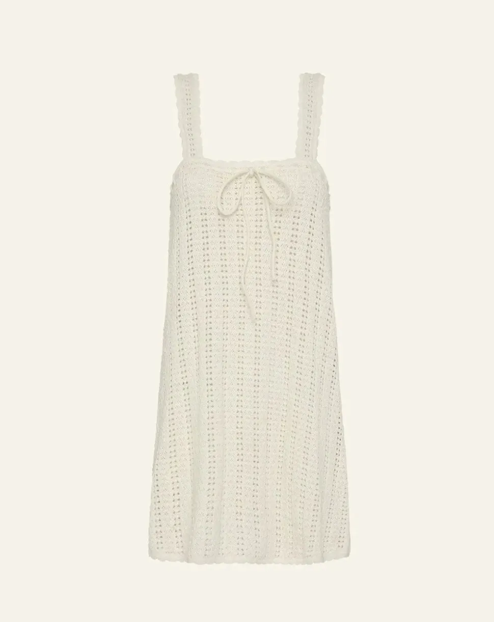Pointelle Mini Dress
