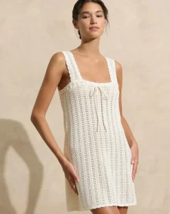 Pointelle Mini Dress