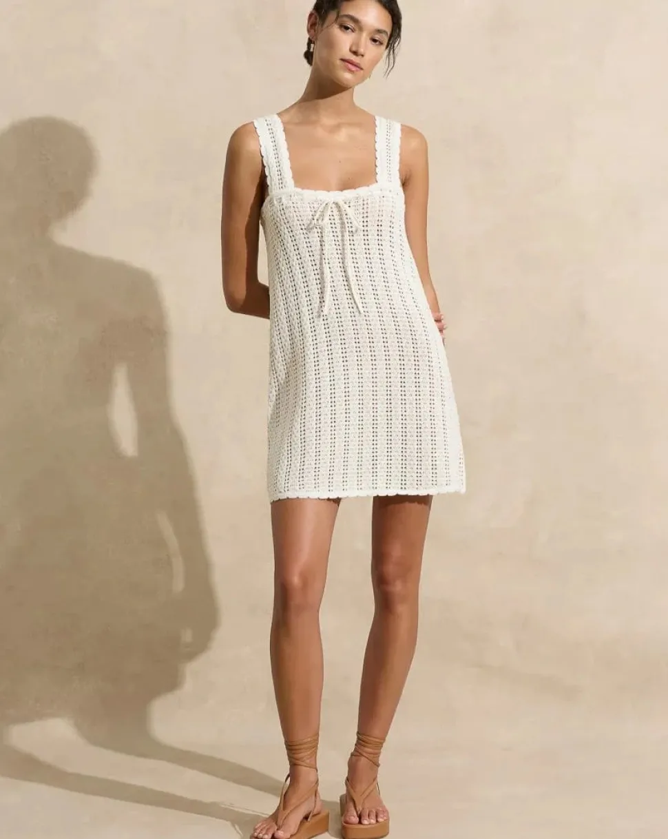 Pointelle Mini Dress