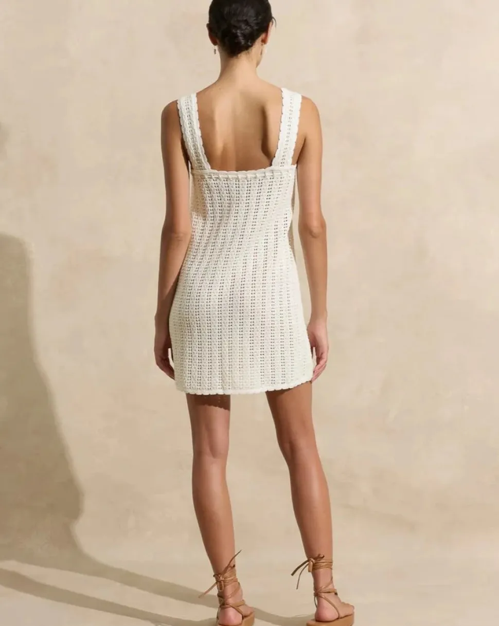 Pointelle Mini Dress