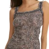 Printed Signature Lace Classic Cami: Size L
