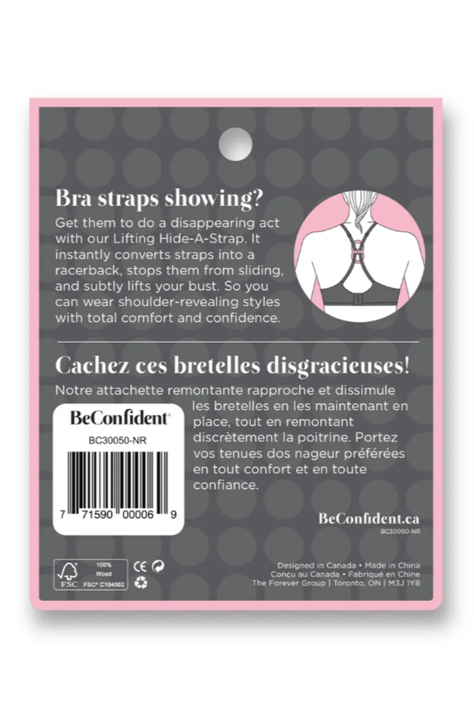 Racer Back Bra Clips (3 Pack)