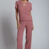Ravena Pima Cotton Rib Lounge Set