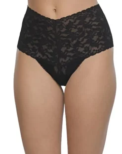 Retro Lace Thong