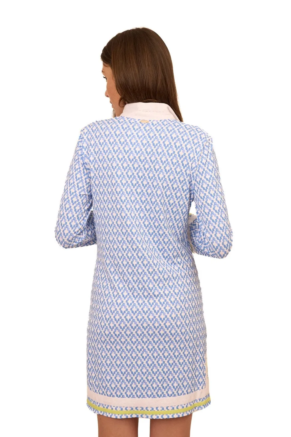 Seaside Pique Long Tunic Cover Up