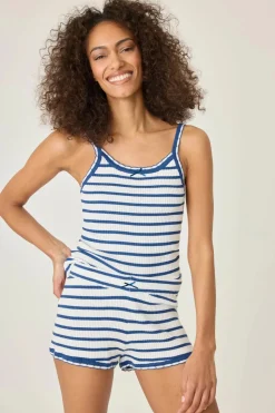 Seaside Striped Rib Lounge Set