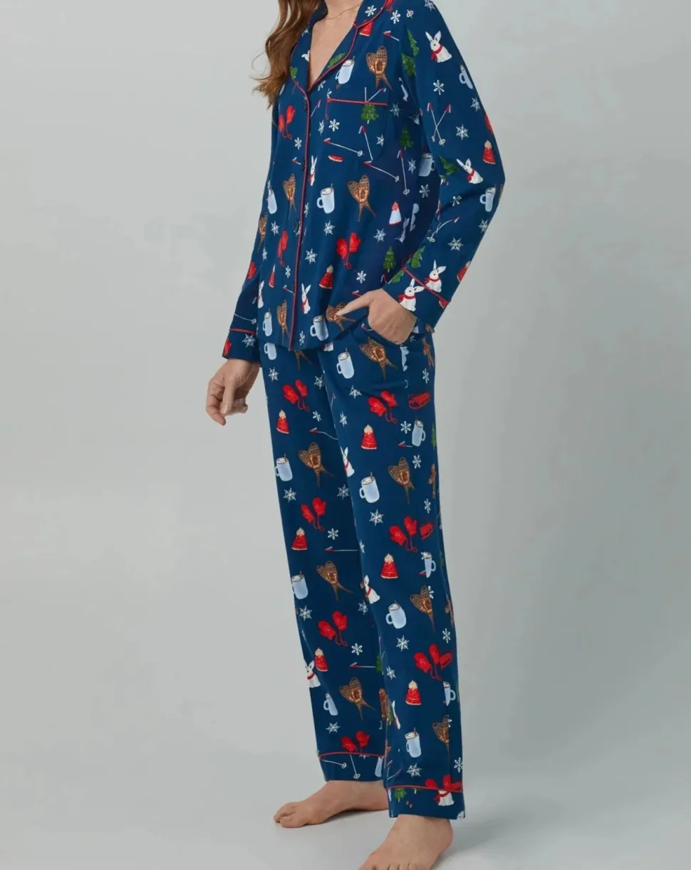 Seasonal Delights Cotton Stretch Jersey PJ Set: Size XL
