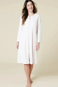 Serenity 3/4 Sleeve Mink Zip Robe