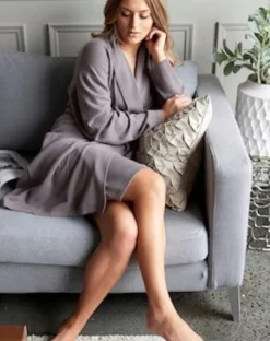 Short Cashmere Robe