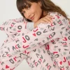 Ski Jammie PJ Set: Blush