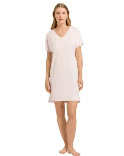 Sleep Lounge Single Jersey Nightdress: Pink Mauve